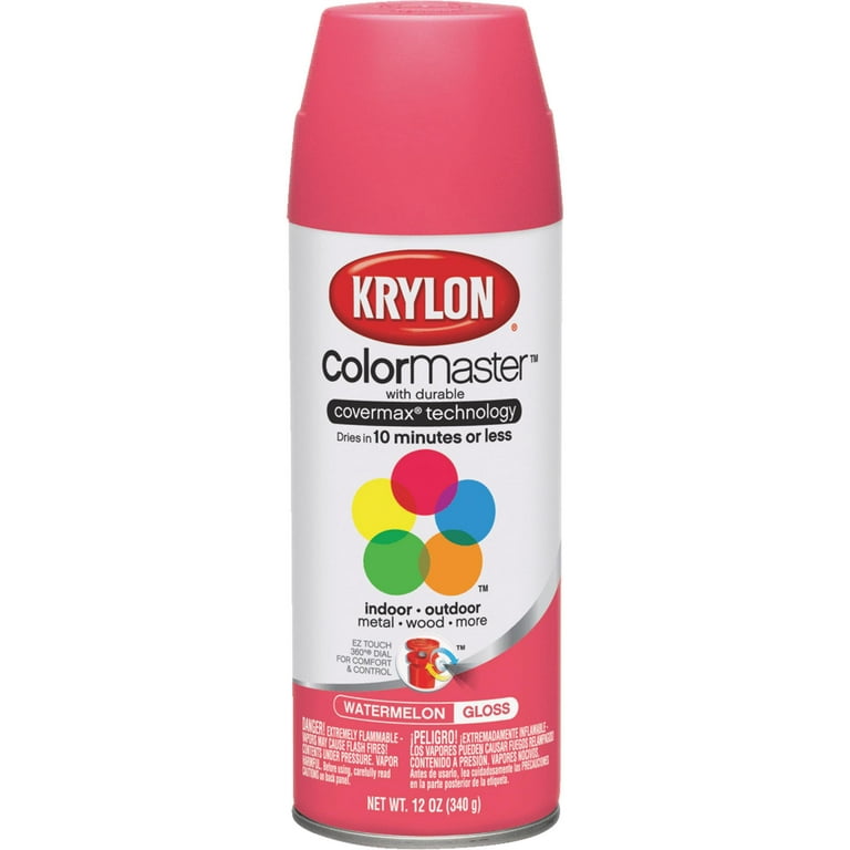 Krylon COLORmaxx Flat White Spray Primer (NET WT. 12-oz)