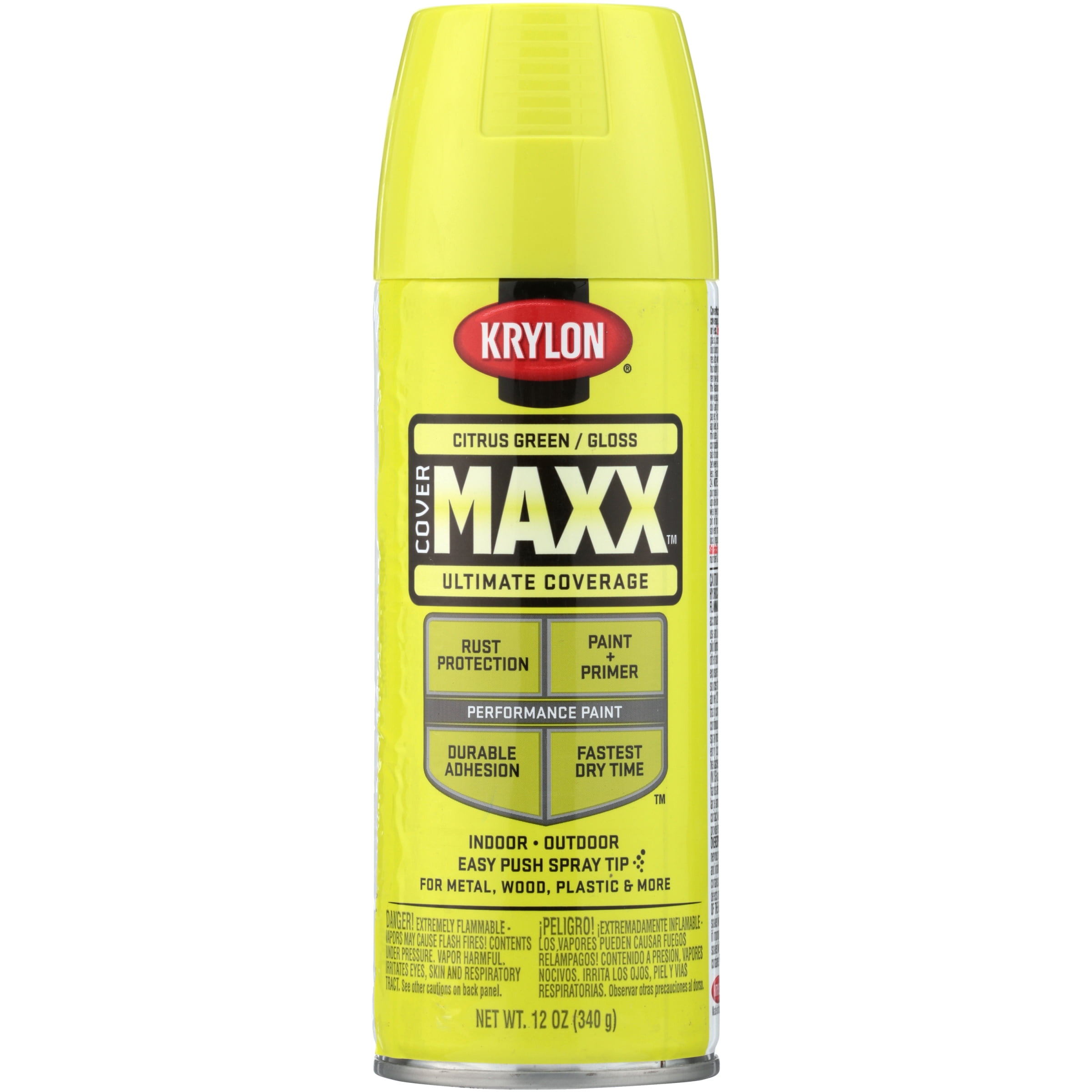 Krylon Colormaxx Gloss Spray Paint & Primer, Citrus Green - Kenyon Noble  Lumber & Hardware