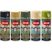 Krylon Camouflage Paint, Ultra Flat, Black, 11 oz.