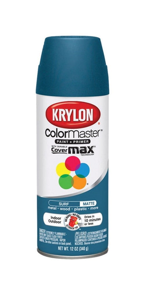 Krylon ColorMaster Matte Surf Spray Paint 12 oz.