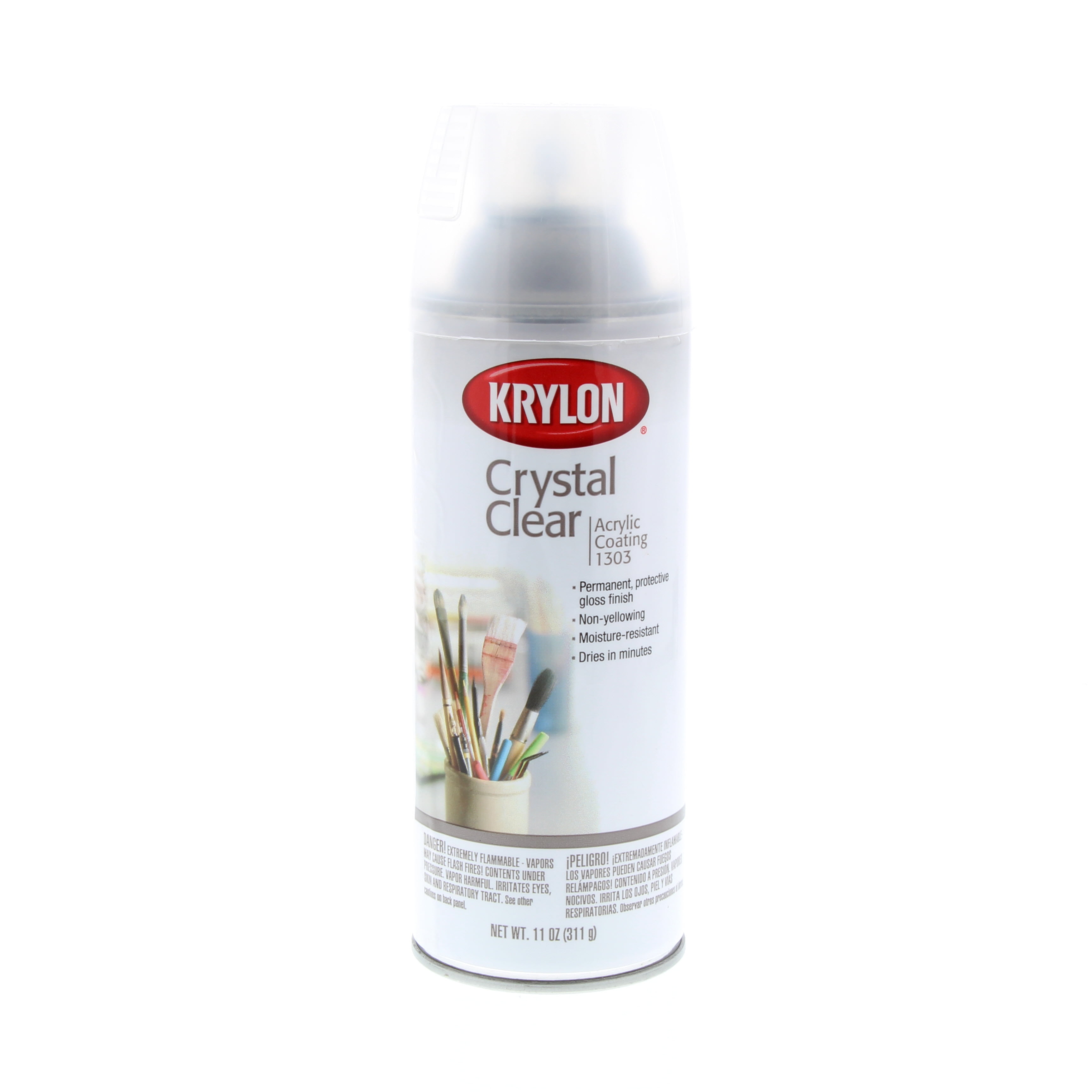 Krylon Crystal Clear Acrylic Spray Paint - 11 oz - 2 Malaysia