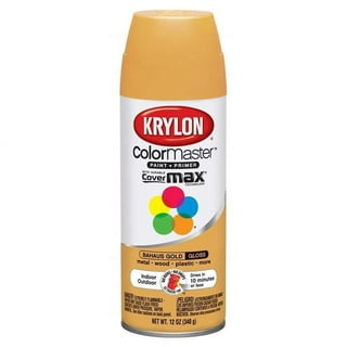 Krylon K02770007 Krylon Fusion All-In-One Metallic Gold Metallic 12 oz  Spray Paint, Multi-Surface, (1 Piece, 1 Pack) 