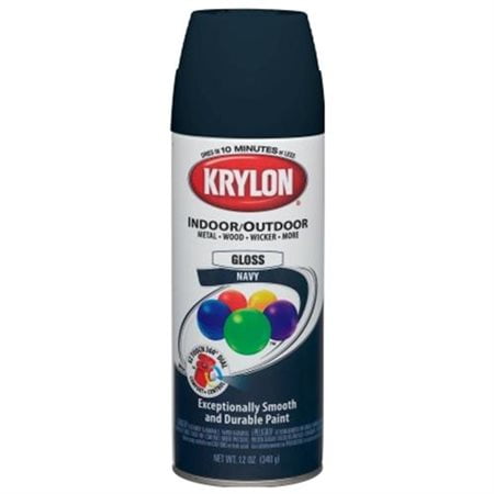Krylon ColorMaxx 12 Oz. Gloss Spray Paint, Navy Blue K05529007