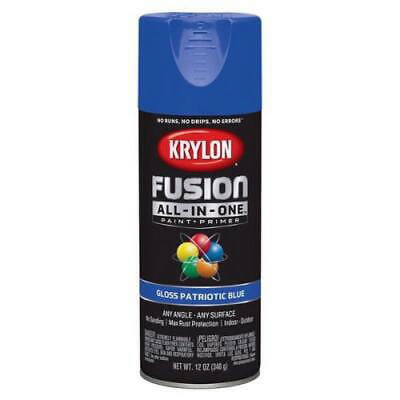 Krylon Fusion All-In-One Gloss Patriotic Blue Paint+Primer Spray