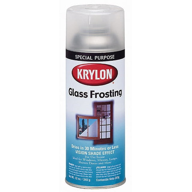 Krylon Glass Frosting Aerosol Spray, Clear, 12 oz