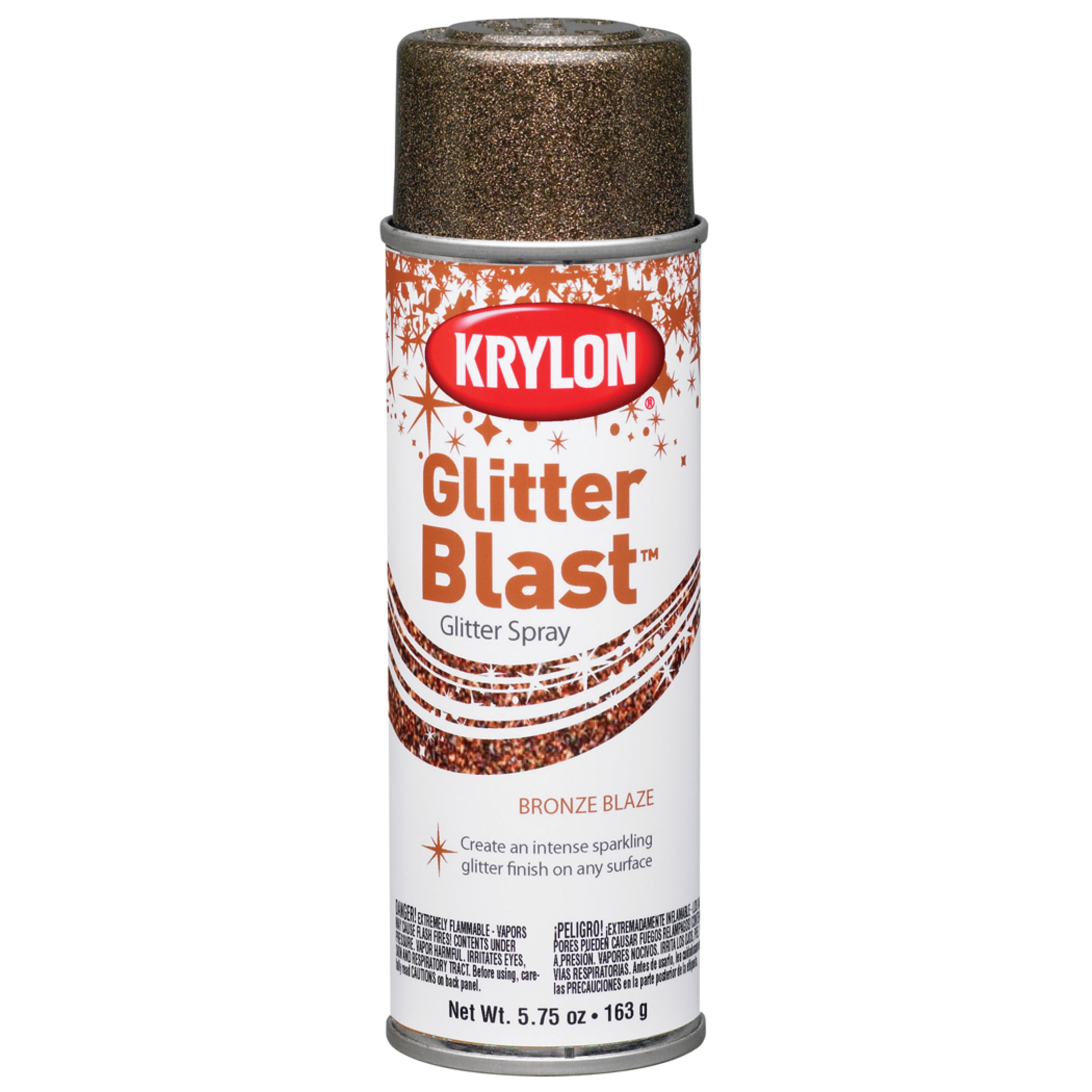 Krylon Glitter Blast Glitter Spray Paint, 5.7 oz., Bronze Blaze Spray