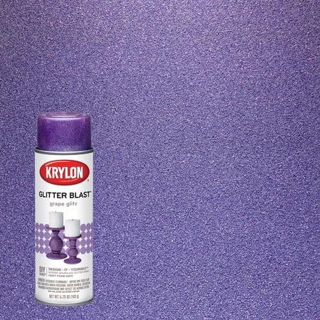 Krylon Glitter Blast, Grape Glitz, 5.75 oz