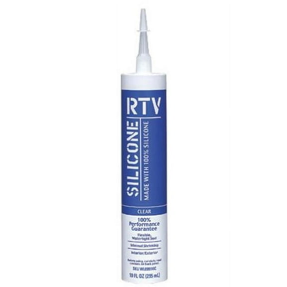 Krylon Industrial Contractor RTV Silicone Sealant, 10 oz, Black - 12 CTG (425-WL099111B)