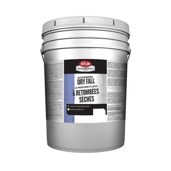 Krylon Industrial Paint,Waterborne Resin,White,Flat Finish K000Z5900-20