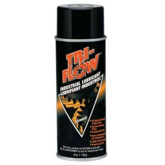 Tri-Flow Multipurpose Lubricant, 6 oz., Aerosol Can, Mineral Oil, Brown TF200050