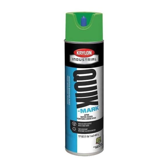 Inverted Marking Paint, 17 oz., Brilliant White, Water -Based