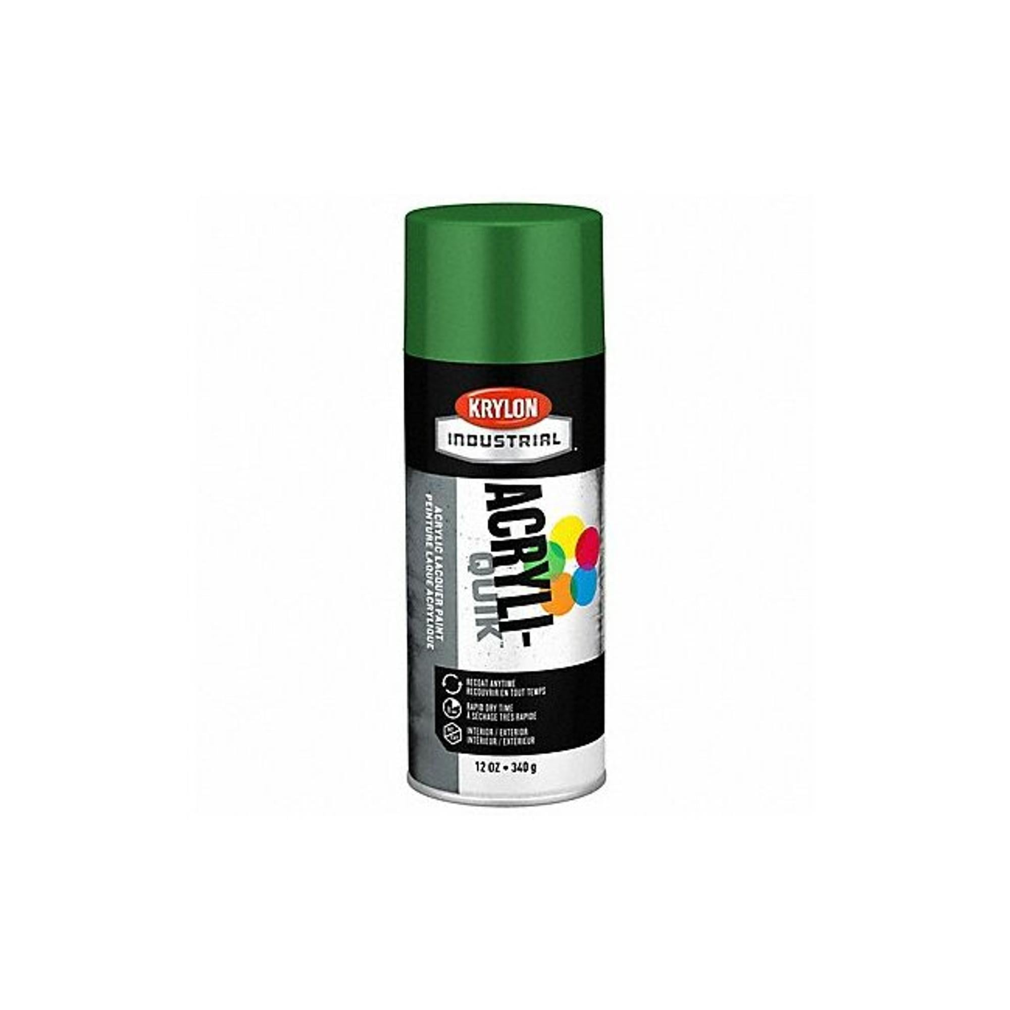 Krylon Industrial Spray Paint,Emerald Green,Gloss K02016A07