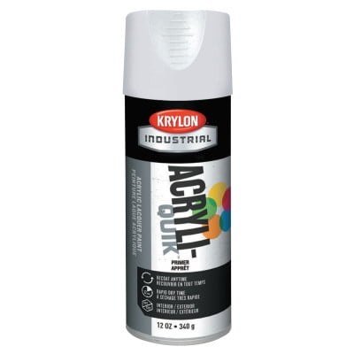 Krylon Industrial Spray Primer,White,12 oz. Net Weight K01315A07