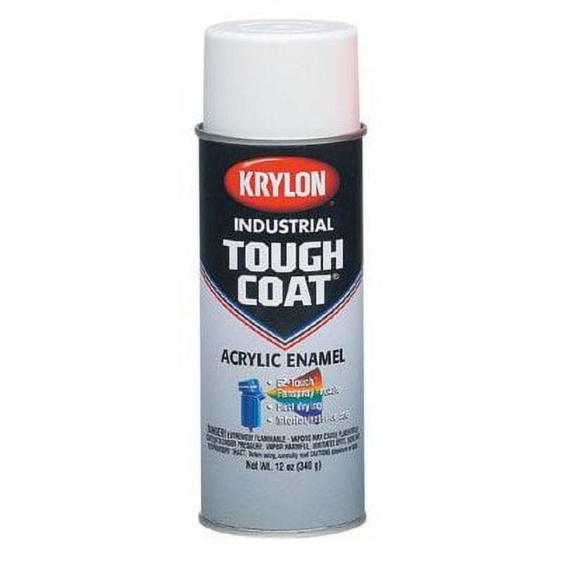 Krylon Industrial Tough Coat Acrylic Alkyd Enamels, 12oz. Aerosol Can