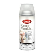 Krylon K01312 Kamar Varnish, Satin, Clear, 11 oz, Spray Paint, Multi-Surface, (1 Piece, 1 Pack)