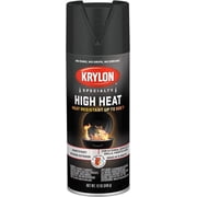 Krylon High Heat Black Flat 12 Ounce Spray Paint