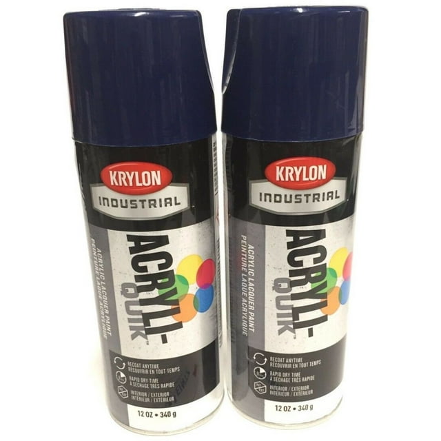 Krylon K01901A072 PACK AcryliQuik REGAL BLUE Acrylic Lacquer Paint