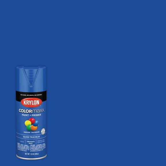 5-pack Krylon 5-Ball Spray Paint Gloss Durable - 5 Pack, 12 fl oz Blue Interior & Exterior Use, Professional Finish