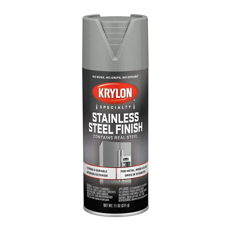 Krylon K02400007 Stainless Steel Finish Spray Paint, Stain Steel