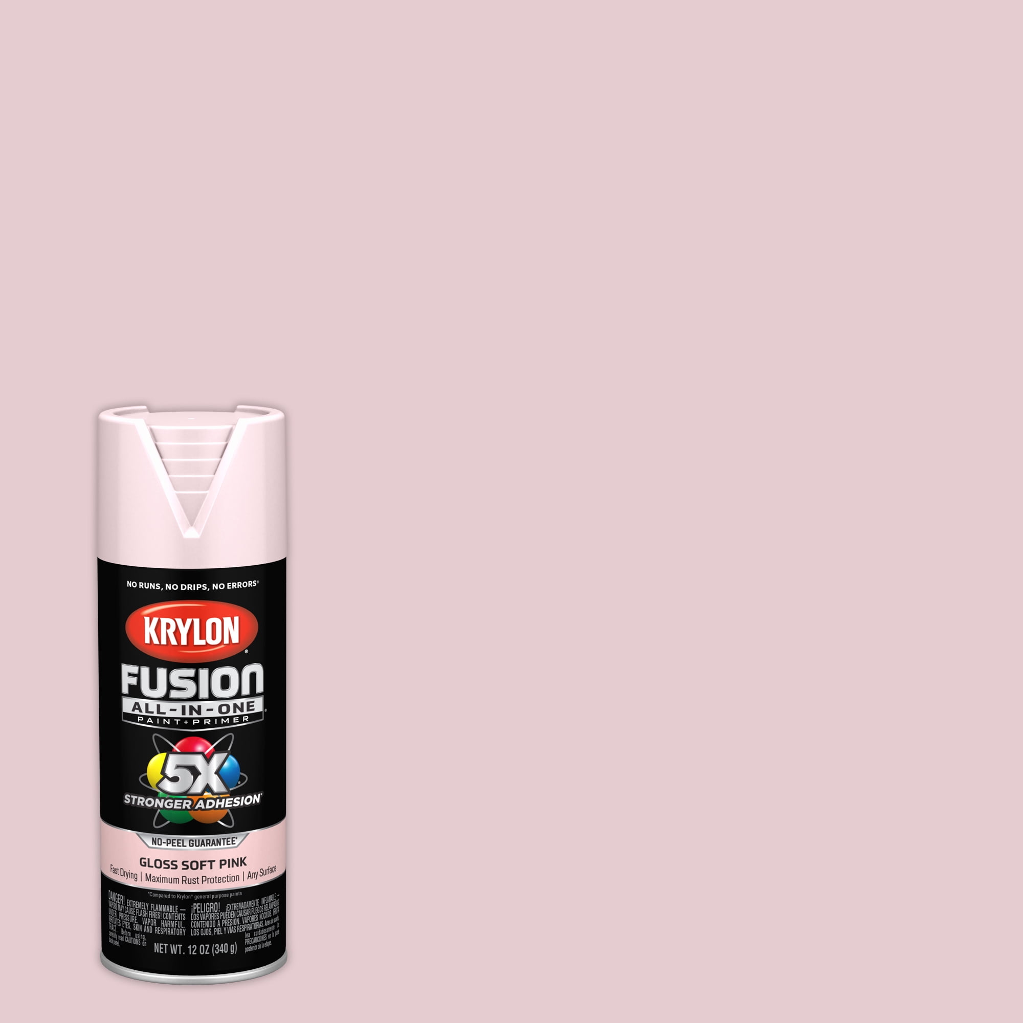 6-Krylon 11 Oz. Fluorescent Spray Paint, Cerise Pink Model: K03105777