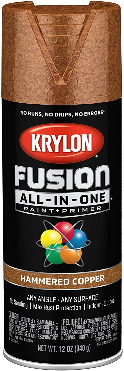 Krylon K02770007 Fusion All-In-One Spray Paint for Indoor/Outdoor Use,  Metallic Gold 12 Ounces