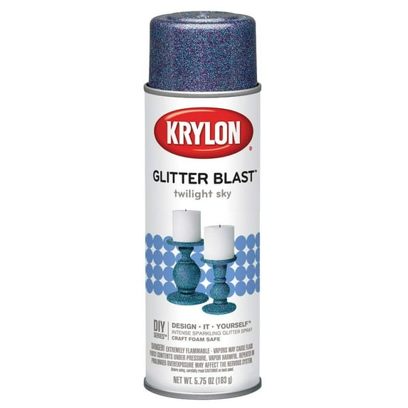 Krylon K03811A00 Glitter Blast, Twilight Sky, 5.75 Ounce