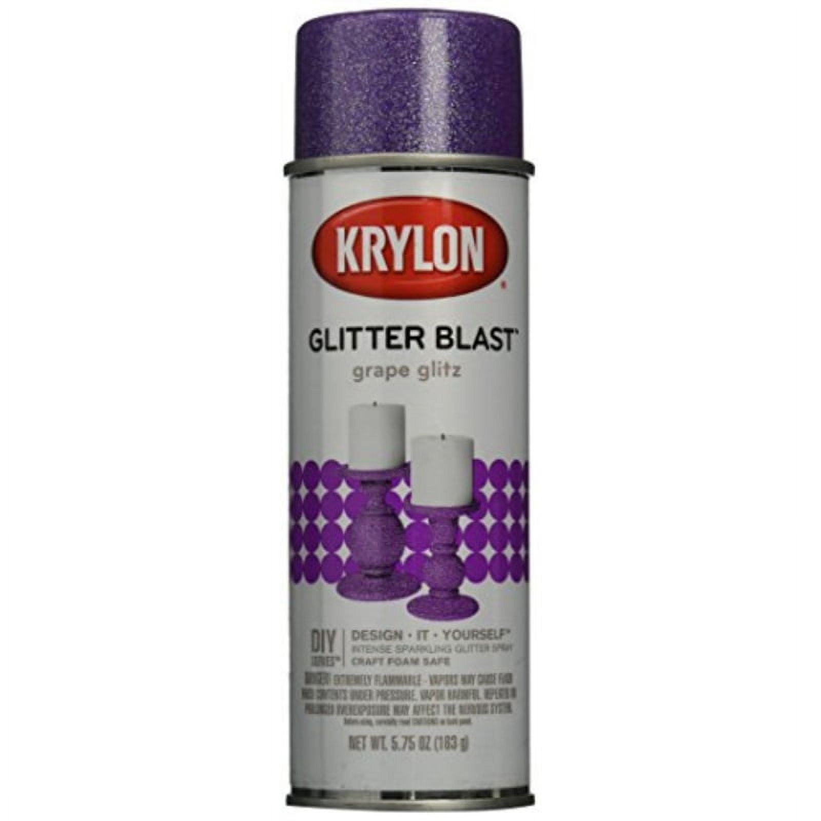 Krylon Glitter Blast ORANGE BURST Glitter Spray Can 5.75oz