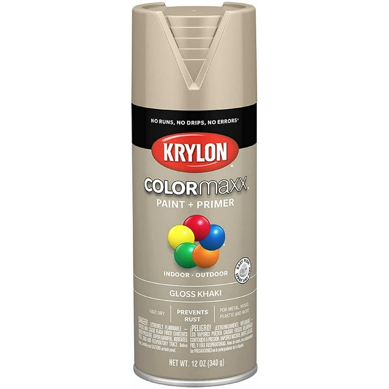 Krylon K05516007 COLORmaxx Spray Paint and Primer for Indoor