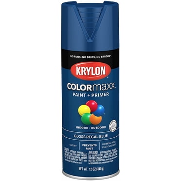 COLORMAXX K05530007 Peekaboo Blue Gloss Spray Paint – 12 Oz, Solvent-Based, Rust Preventative