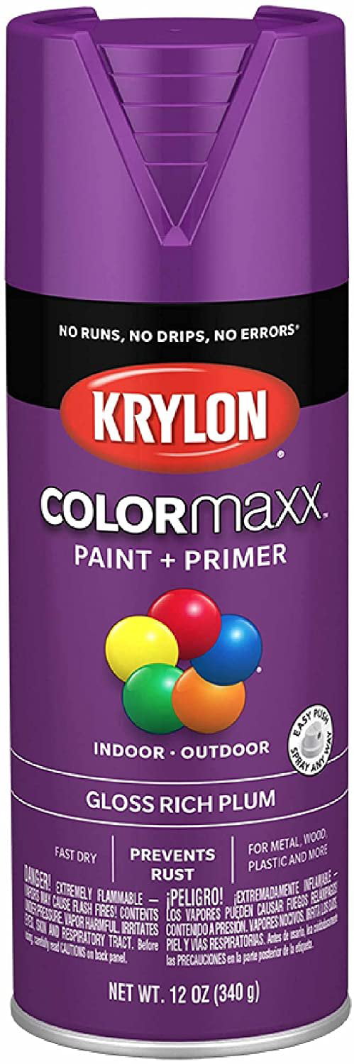 Krylon ColorMaxx 12 Oz. Semi-Gloss Spray Paint, White - Gillman Home Center