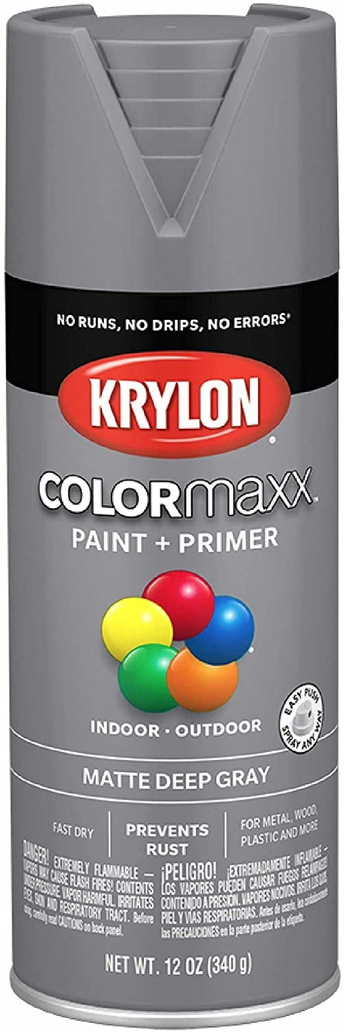 Krylon COLORmaxx Gloss Bauhaus Gold Spray Paint and Primer In One