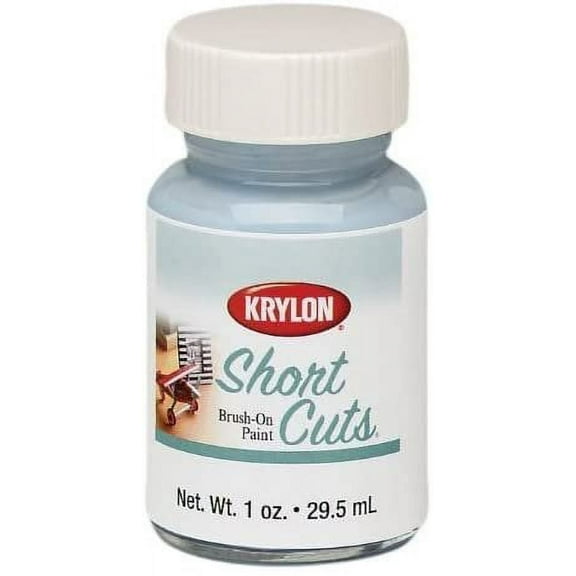 Krylon KSCB004 Short Cuts Brush-On Paint, 1-Ounce, Chrome by Krylon