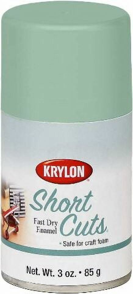 Krylon KSCS08600 Short Cuts Aerosol Paint, Cactus Green, 3 oz
