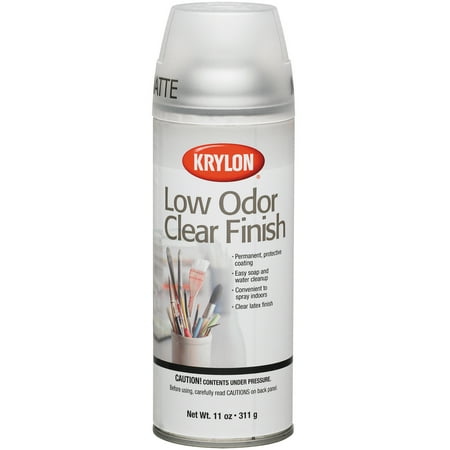 Krylon Low Odor Clear Finish Matte 11 oz Spray Paint
