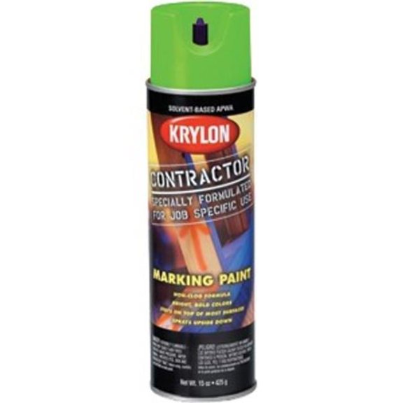 Krylon Mark-It 730408 Industrial SB APWA Green Inverted Marking Paint 730408