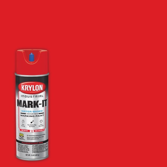 Krylon Mark-It Inverted Marking Spray Paint - Pack of 12