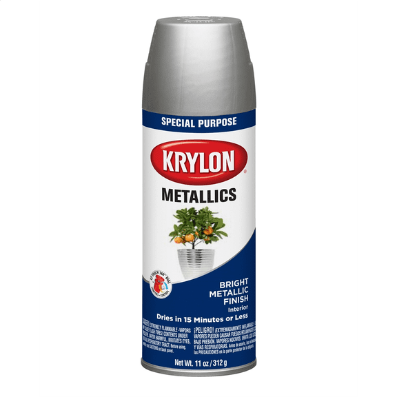 Krylon Metallic Paints Bright Silver 11 oz.