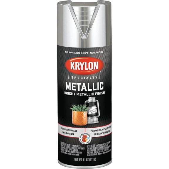 Krylon Metallic Paints Bright Silver 11 oz.