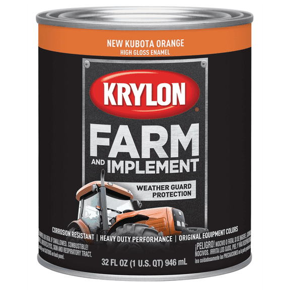 Krylon New Kubota Orange 32 oz. Quart