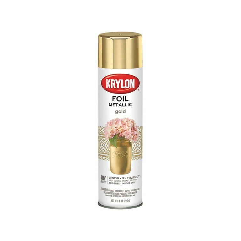 Gold spray paint on sale for metal