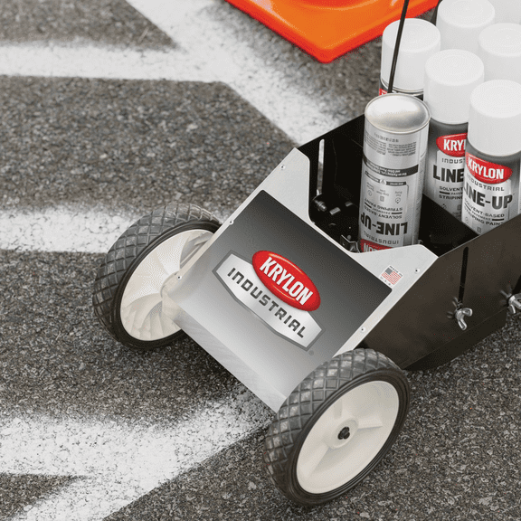 Krylon Paint Supply - Krylon Professional Solvent-Based Striping Paint - Pack of 18