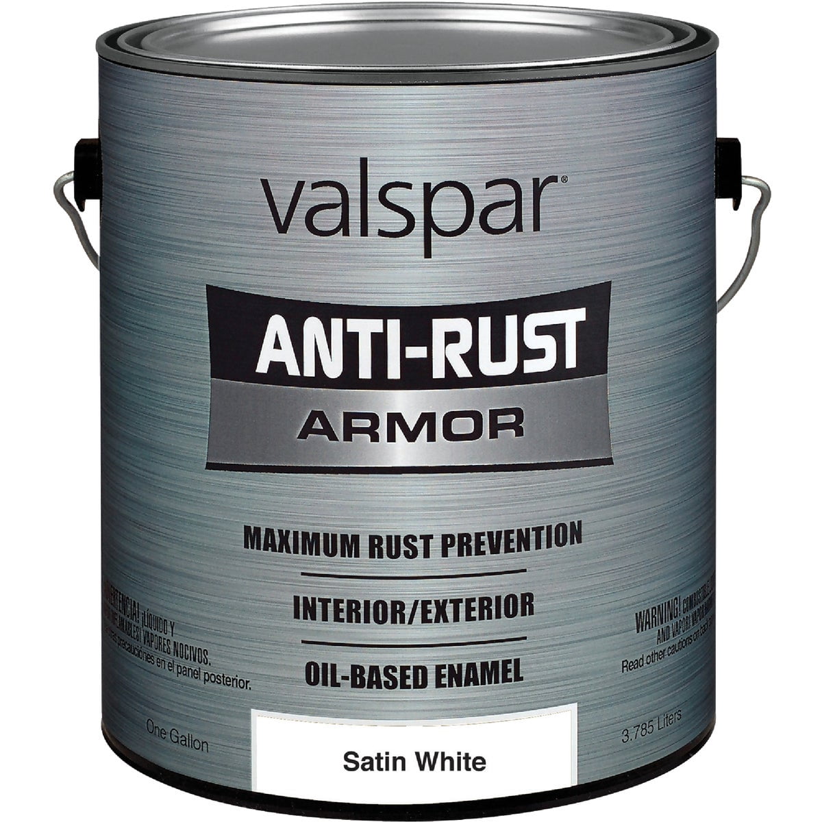 Krylon Rust Tough Oil-Based Satin Rust Control Enamel, White, 1 Gal. K09732008