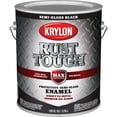 thumbnail image 1 of Krylon Rust Tough Oil-Based Semi-Glossr Rust Control Enamel, Black, 1 Gal., 1 of 2