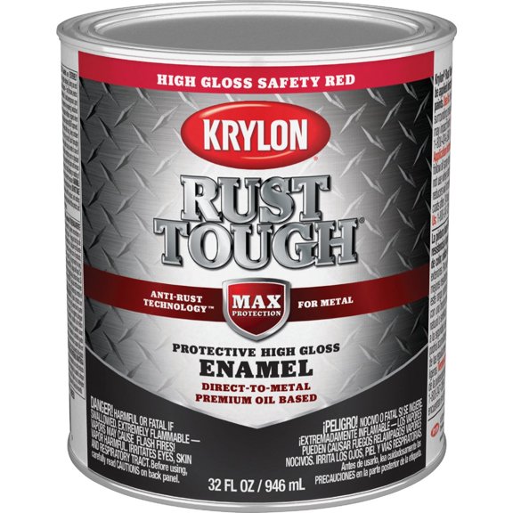 Krylon Rust Tough Safety Color Rust Control Enamel - Pack of 2