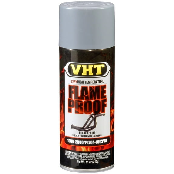 Vht Flameproof Coating, Gray, Flat ESP100000
