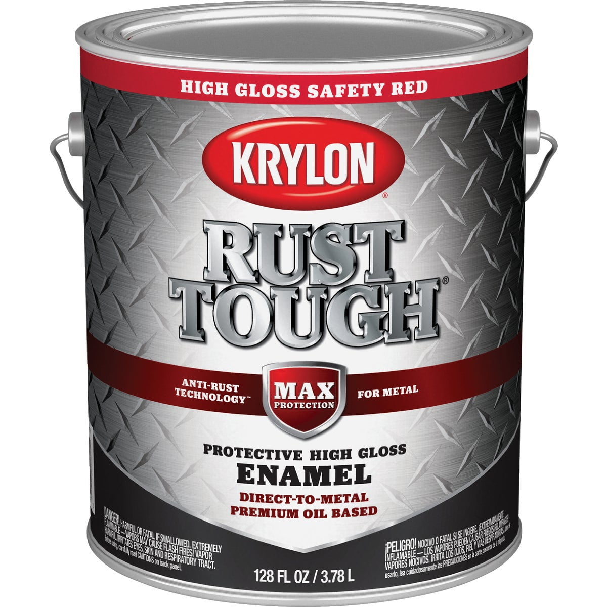 Rust Tough Safety Red Rust Enamel K09737008 - Walmart.com