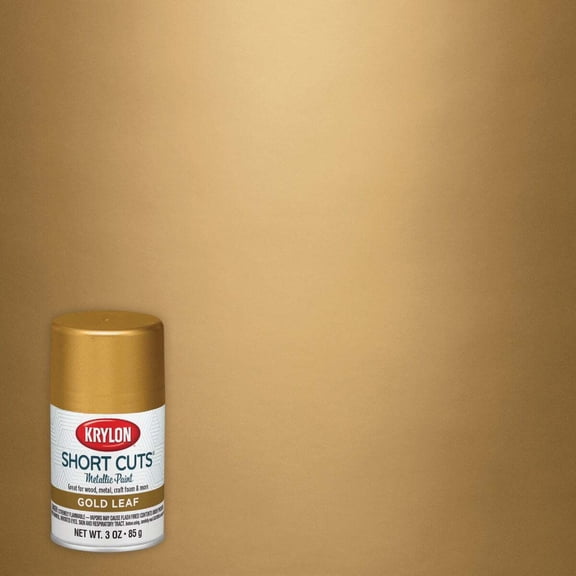 Krylon Short Cuts Spray Paint, Gold Leaf