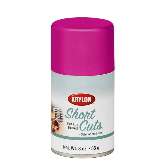 Krylon Short Cuts Spray Paint, Hot Pink