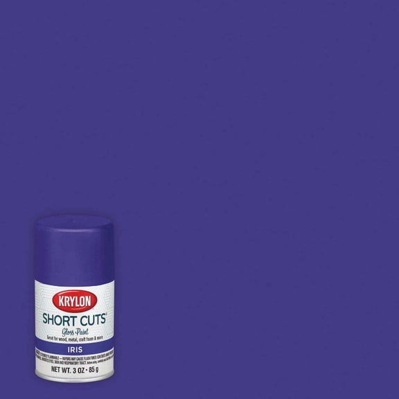 Krylon Short Cuts Spray Paint, Iris
