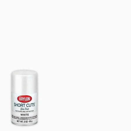Krylon Short Cuts White Gloss 3 oz Spray Paint